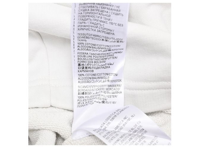 Everyday Short Jogger Balenciaga en coton blanc Écru - vue 10