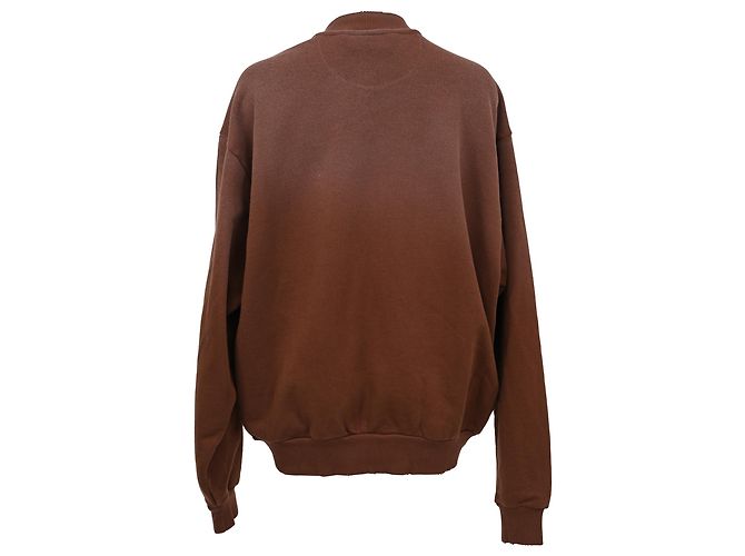 Bomber Acne Studios con estampado gráfico en algodón naranja óxido - vista 3