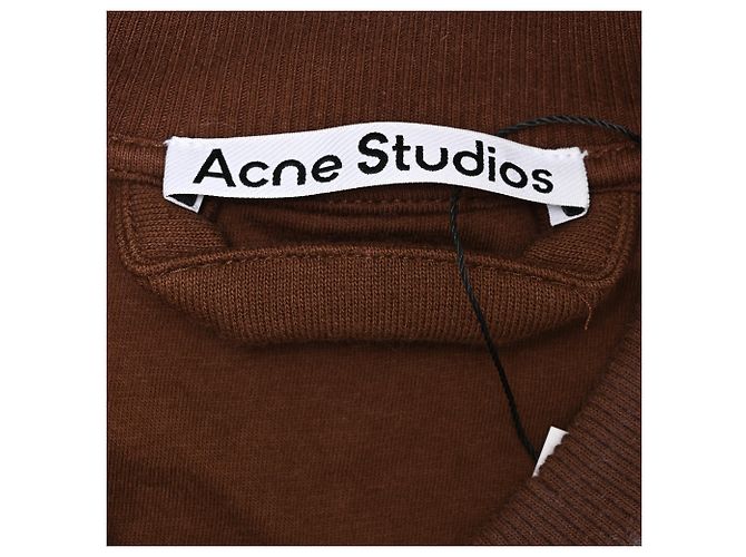 Bomber Acne Studios con estampado gráfico en algodón naranja óxido - vista 4