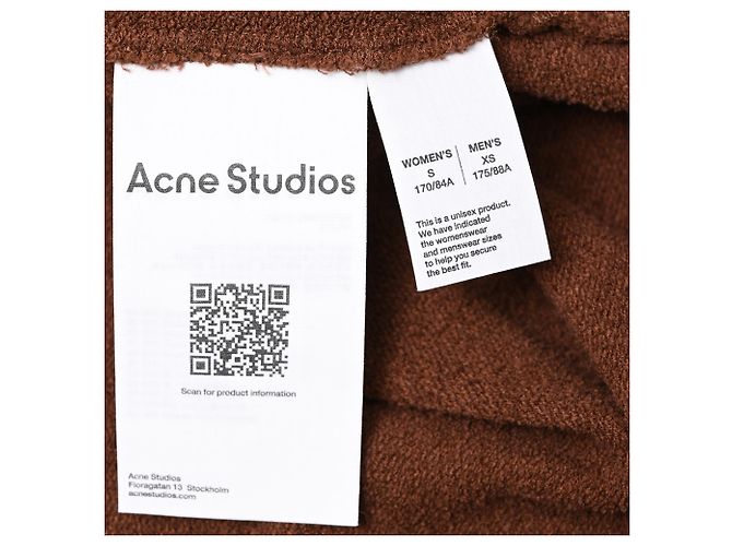 Bomber Acne Studios con estampado gráfico en algodón naranja óxido - vista 7