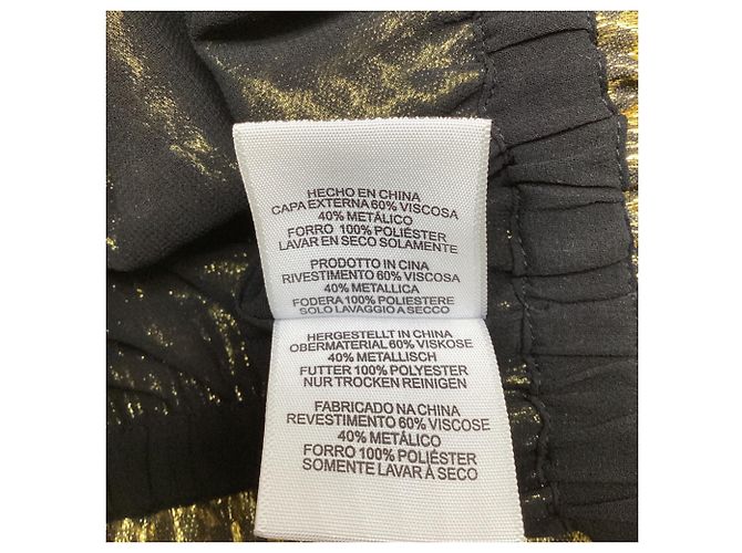 Joie Nadeen Bluse aus metallicgoldem Polyester Golden - Ansicht 5