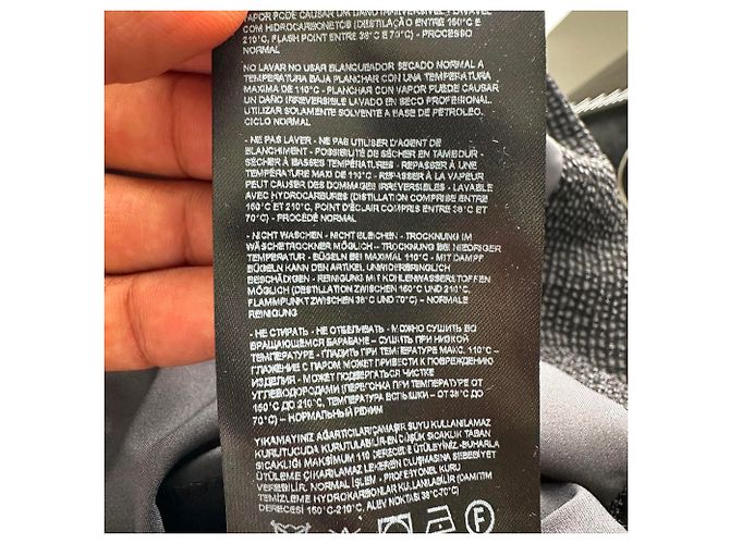 Blazer à boutonnage simple Giorgio Armani en laine noire - vue 9