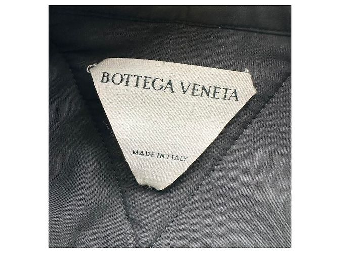 Sovracamicia Bottega Veneta in lana nera Nero - vista 4