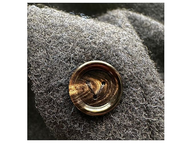 Sovracamicia Bottega Veneta in lana nera Nero - vista 5