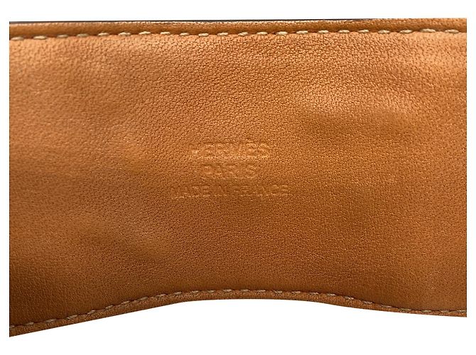 Bracciale Hermès Collier De Chien in pelle di vitello nera Nero - vista 6
