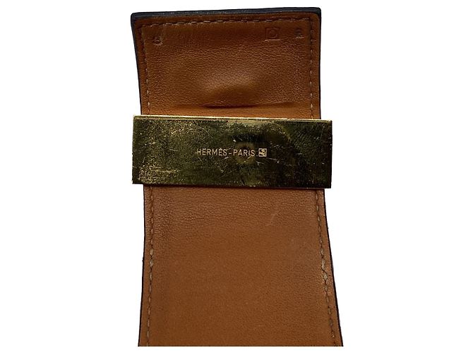 Bracciale Hermès Collier De Chien in pelle di vitello nera Nero - vista 9