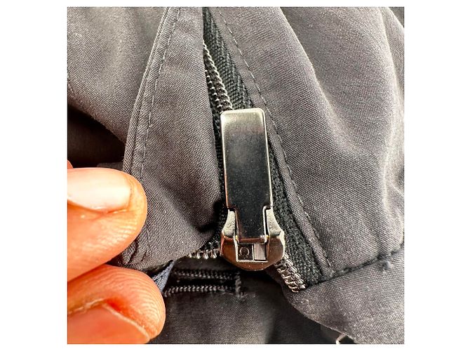 Pantaloni a gamba dritta Giorgio Armani in cotone nero - vista 5