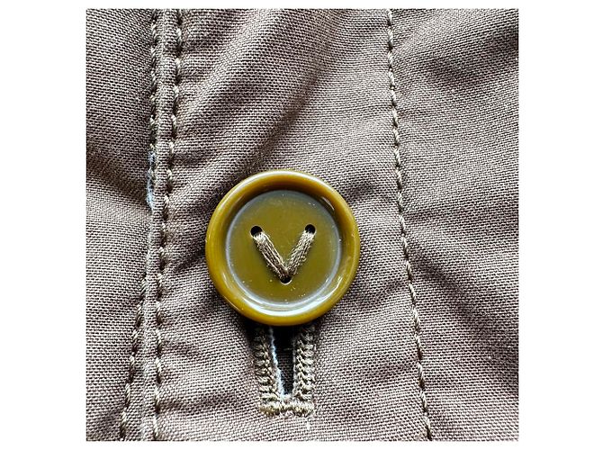 Sovracamicia Bottega Veneta in cotone marrone - vista 4
