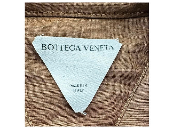Sovracamicia Bottega Veneta in cotone marrone - vista 5