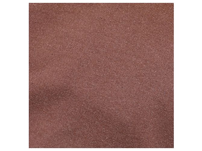 Acne Studios Kapuzenpullover mit Rundhalsausschnitt aus brauner Baumwolle - Ansicht 12