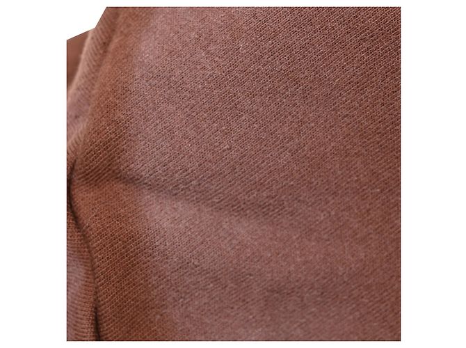 Acne Studios Kapuzenpullover mit Rundhalsausschnitt aus brauner Baumwolle - Ansicht 13