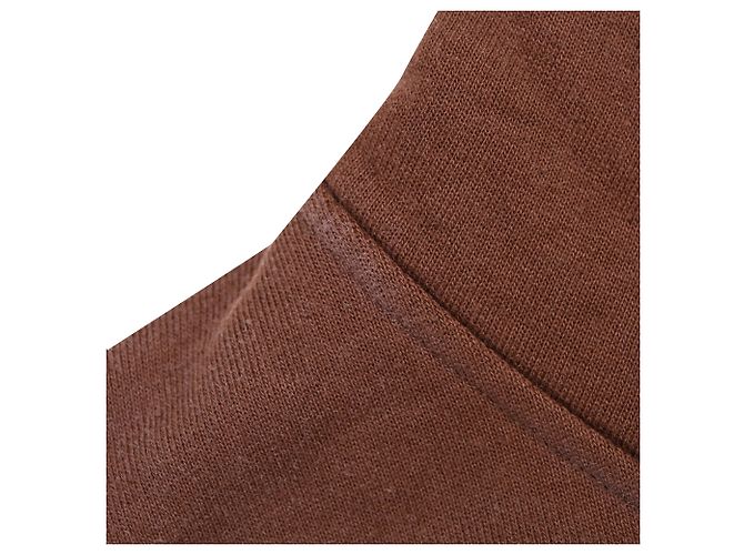 Acne Studios Kapuzenpullover mit Rundhalsausschnitt aus brauner Baumwolle - Ansicht 14