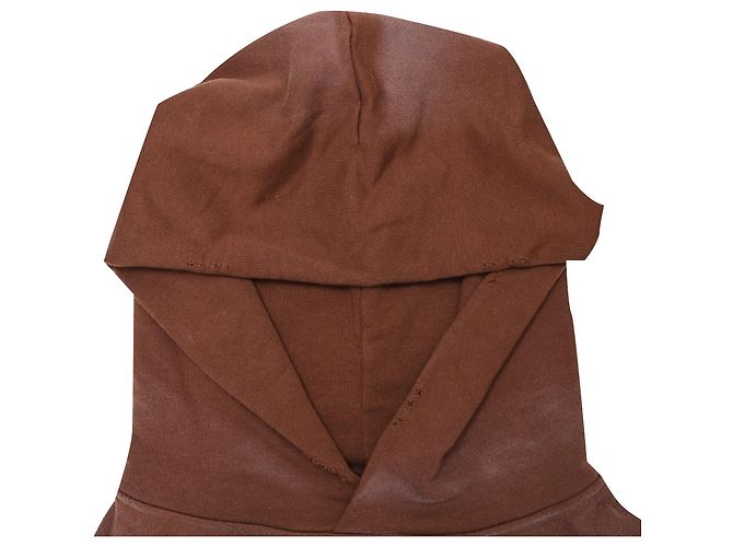 Acne Studios Kapuzenpullover mit Rundhalsausschnitt aus brauner Baumwolle - Ansicht 5