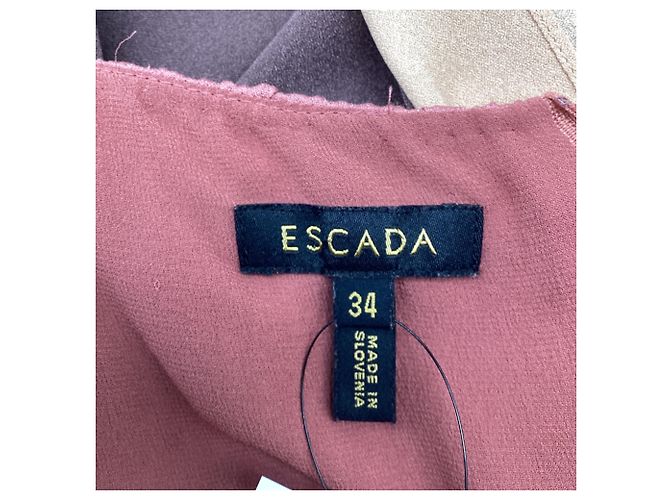 Abito midi Escada in seta multicolore - vista 10