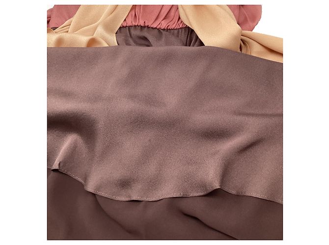 Abito midi Escada in seta multicolore - vista 5