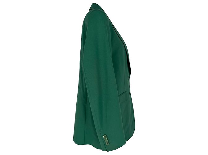 Blazer Max Mara en lana verde - vista 3