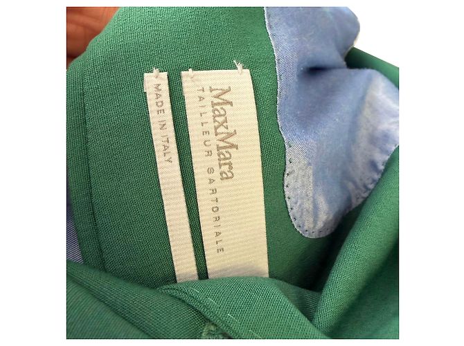 Blazer Max Mara en lana verde - vista 6