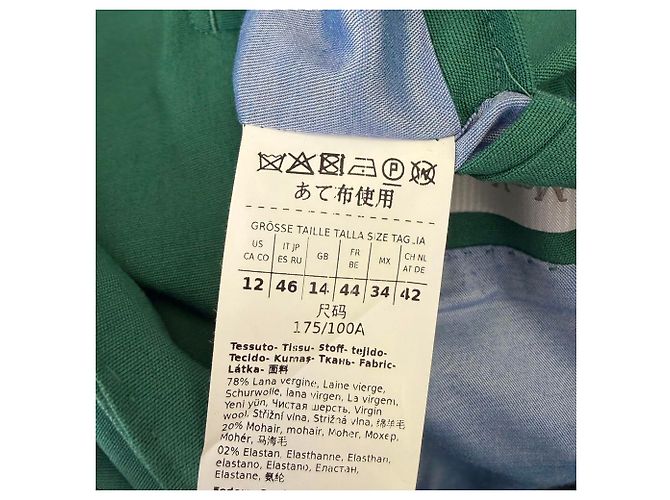 Blazer Max Mara en lana verde - vista 7