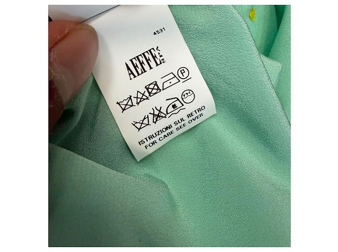 Blusa con fiocco Moschino in seta multicolore - vista 7