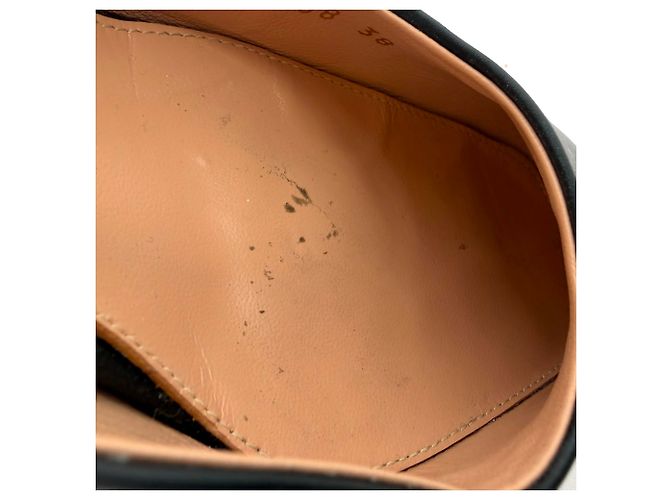 Escarpins à plateforme Basette Gianvito Rossi en cuir noir - vue 9
