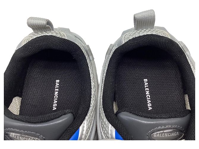 Everyday Balenciaga Radar Gradient Lines Sneaker aus silbernem Polyester - Ansicht 13