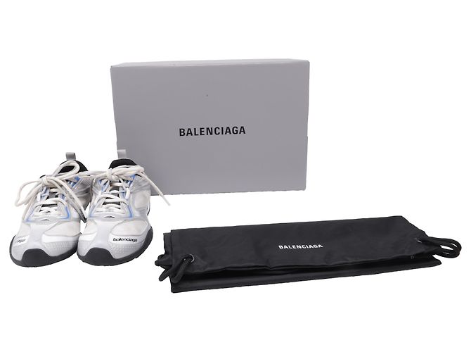 Everyday Balenciaga Radar Gradient Lines Sneaker aus silbernem Polyester - Ansicht 6