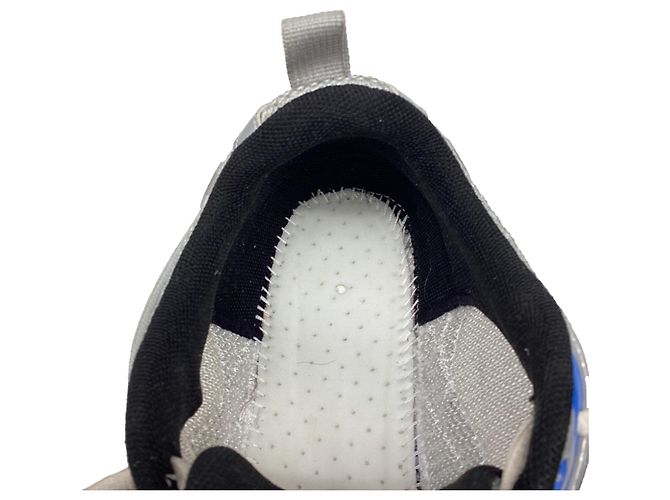 Everyday Balenciaga Radar Gradient Lines Sneaker aus silbernem Polyester - Ansicht 9
