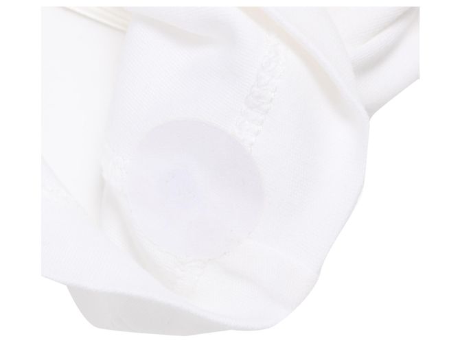 Crop Top de algodón blanco con logo Louis Vuitton - vista 10