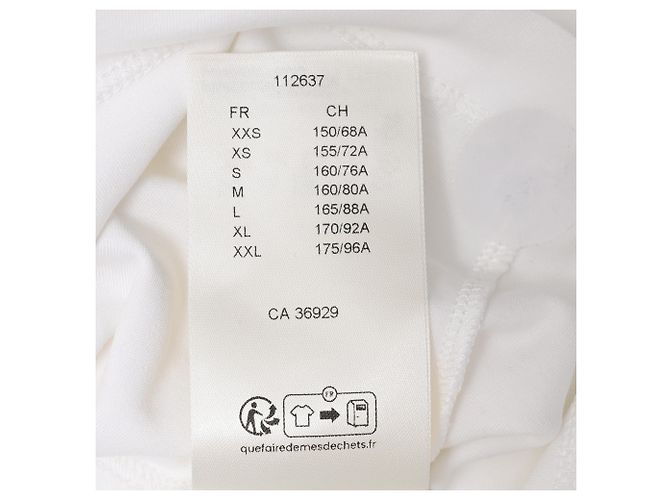 Crop Top de algodón blanco con logo Louis Vuitton - vista 6