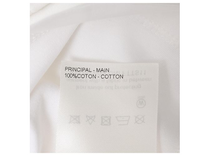 Crop Top de algodón blanco con logo Louis Vuitton - vista 7