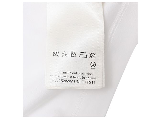 Crop Top de algodón blanco con logo Louis Vuitton - vista 8