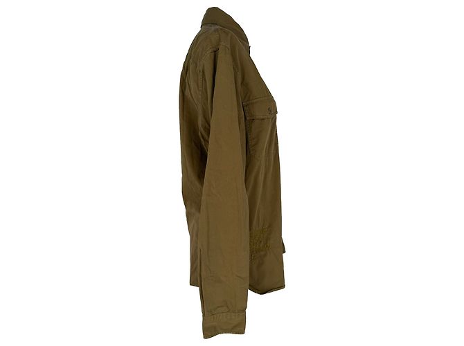 Chaqueta Utility Zadig & Voltaire en algodón verde oliva - vista 2