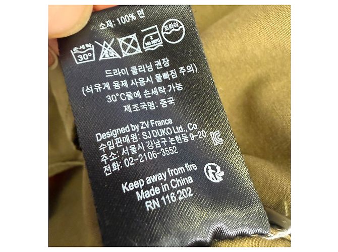 Chaqueta Utility Zadig & Voltaire en algodón verde oliva - vista 9