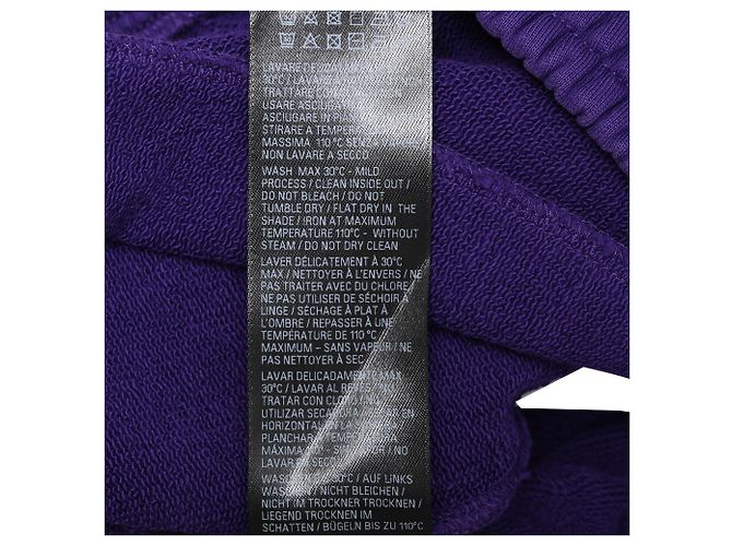 Everyday Short Jogger Balenciaga en coton violet - vue 10