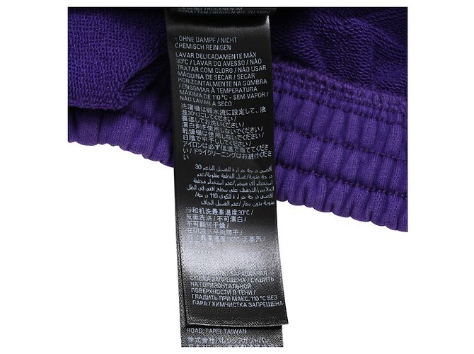 Everyday Short Jogger Balenciaga en coton violet - vue 6