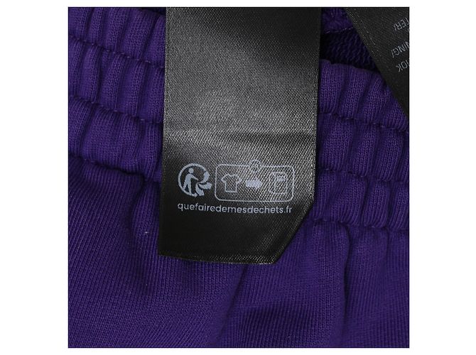 Everyday Short Jogger Balenciaga en coton violet - vue 7