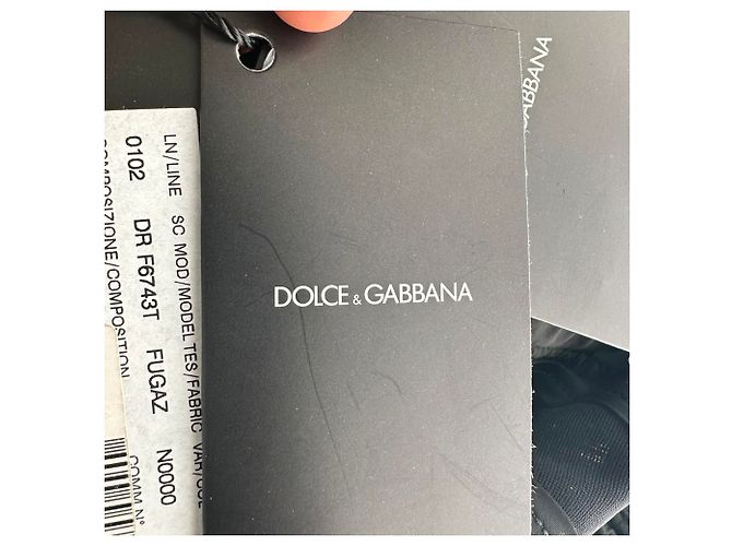 Abito midi a maniche lunghe Dolce & Gabbana in rayon nero - vista 14