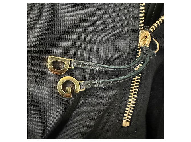 Abito midi a maniche lunghe Dolce & Gabbana in rayon nero - vista 4
