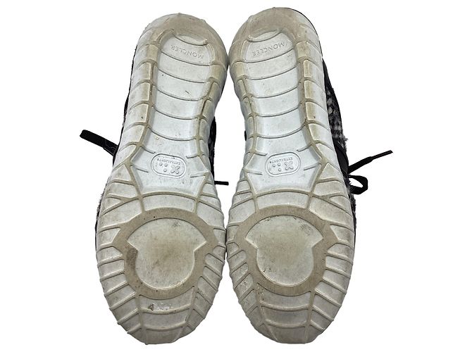 Sneakers slip-on Moncler Meline in nylon nero - vista 12