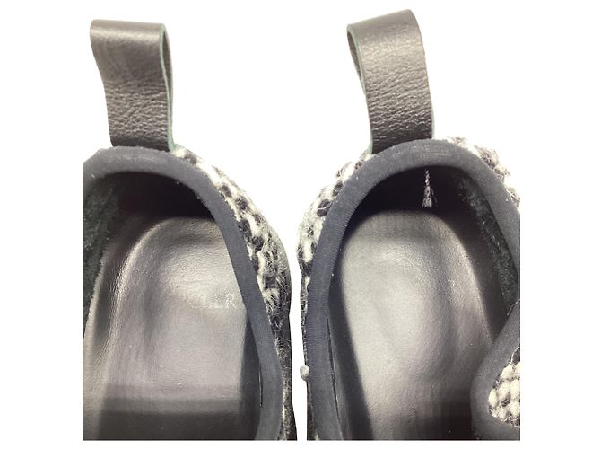 Sneakers slip-on Moncler Meline in nylon nero - vista 14