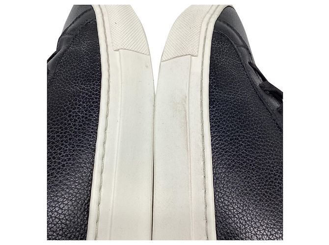 Autre Marque Sneakers Common Projects Achilles Low Grained in pelle nera Nero - vista 11