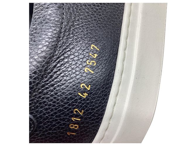 Autre Marque Sneakers Common Projects Achilles Low Grained in pelle nera Nero - vista 9