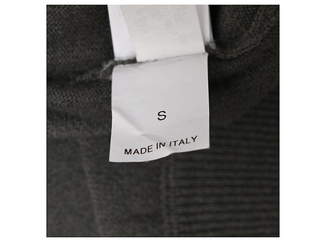 Brunello Cucinelli drapierter Cardigan aus grauer Seide - Ansicht 10