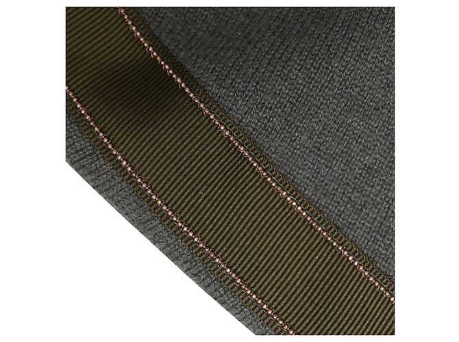 Brunello Cucinelli drapierter Cardigan aus grauer Seide - Ansicht 12