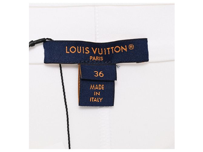 Minifalda línea A Louis Vuitton en poliamida blanca Blanco - vista 4