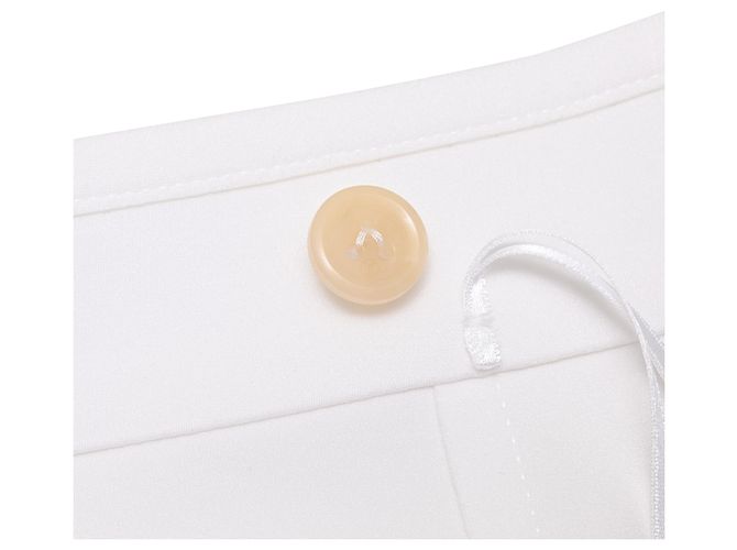 Minifalda línea A Louis Vuitton en poliamida blanca Blanco - vista 9