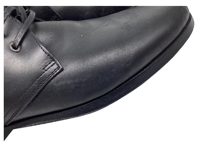 Salvatore Ferragamo Stivaletti Chukka World Ferragamo in pelle nera Nero - vista 12