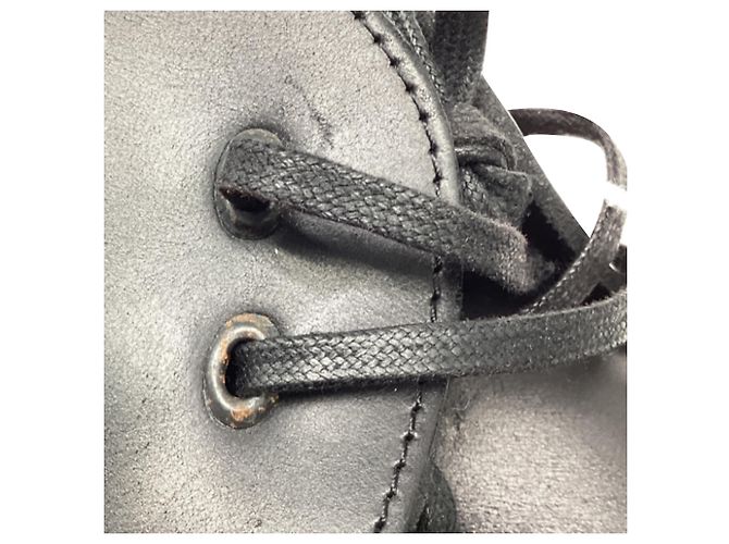 Salvatore Ferragamo Stivaletti Chukka World Ferragamo in pelle nera Nero - vista 6