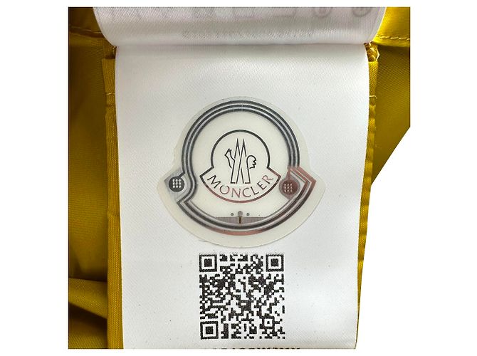 Impermeable High-Low Printseps Moncler en poliamida amarilla Amarillo - vista 17