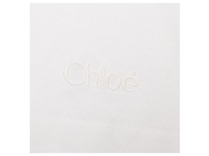 Camiseta Chloé con estampado gráfico en algodón blanco - vista 5